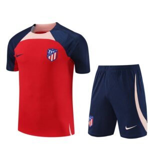 23-24 Atletico Madrid Short Sleeve Training Suit