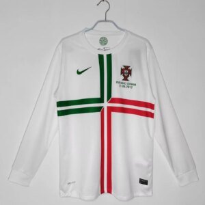 2012-13 Portugal Away Long Sleeve Retro Jersey