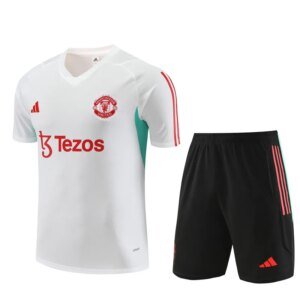23-24 Manchester United Training Short Sleeve Suit