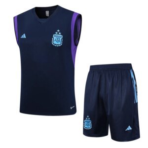 2023 Argentina New Blue Training Vest Suit