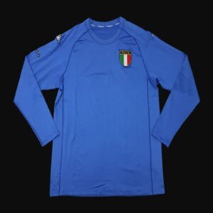 2000 Italy Home Long Sleeve Retro Jersey