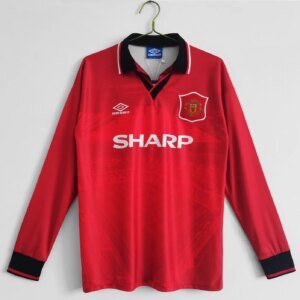 94-96 Manchester United Home Long Sleeve Retro Jersey