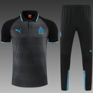 Marseille POLO Black Short Sleeve Suit
