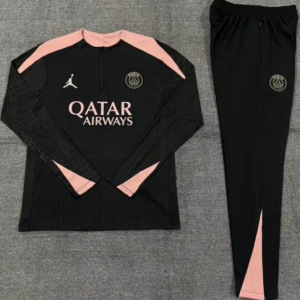 24-25 PSG Black and Pink Player Training Suit