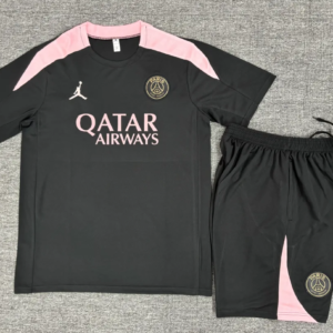 24-25 PSG Black Short Sleeve Training Suit