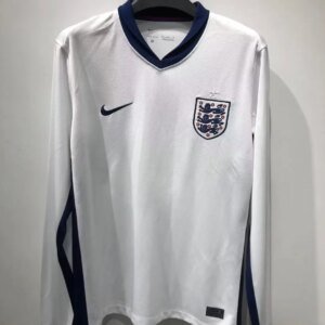 2024 England Home Long Sleeve Fans Jersey