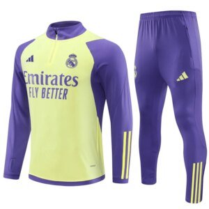 23-24 Real Madrid Yellow Training Suit