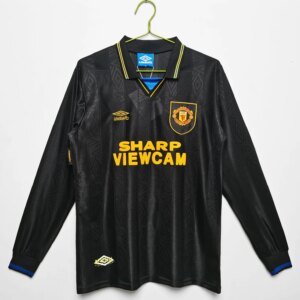 1993-94 Manchester United Away Long Sleeve Retro Jersey