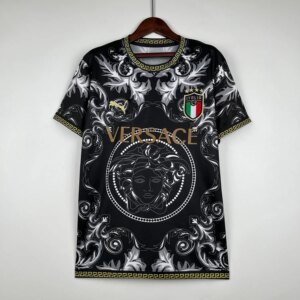 2023 Italy Black Fans Jersey