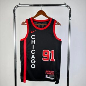 23-24 Chicago Bulls City Edition Dennis Rodman #91 Swingman NBA Jersey