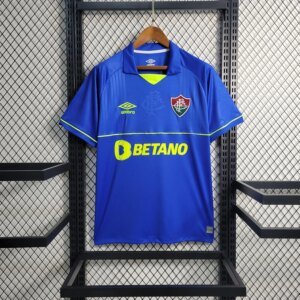 23-24 Fluminense GoalKeeper Blue Fans Jersey