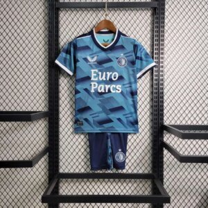 23-24 Feyenoord Away Kids Kit