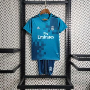 Retro17-18 Real Madrid Third Kids Kit
