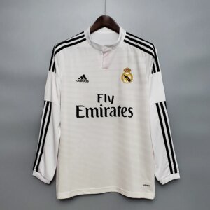 14-15 Real Madrid Home Long Sleeve Retro Jersey