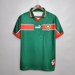 1998 Morocco Home Green Retro Jersey