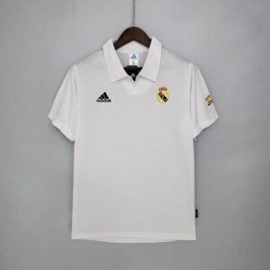 02-03 Real Madrid Retro Champions League Home Jersy