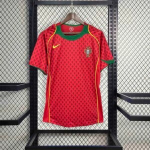 2004 Portugal Home Retro Jersey
