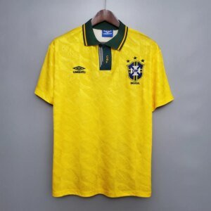 91-93 Brazil Home Retro Jersey