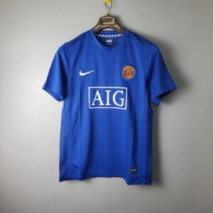 08-09 Manchester United Blue Retro Jersey