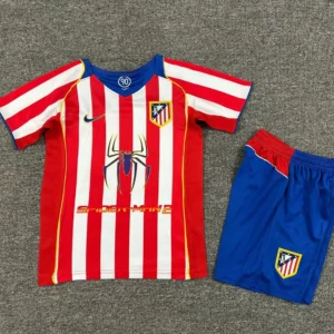04-05 Atletico Madrid Home Kids Kit