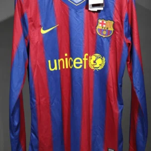 Barcelona Home Long Sleeve Kit Retro 09-10